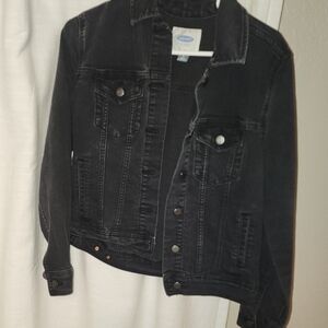 Old Navy Black Jean Jacket